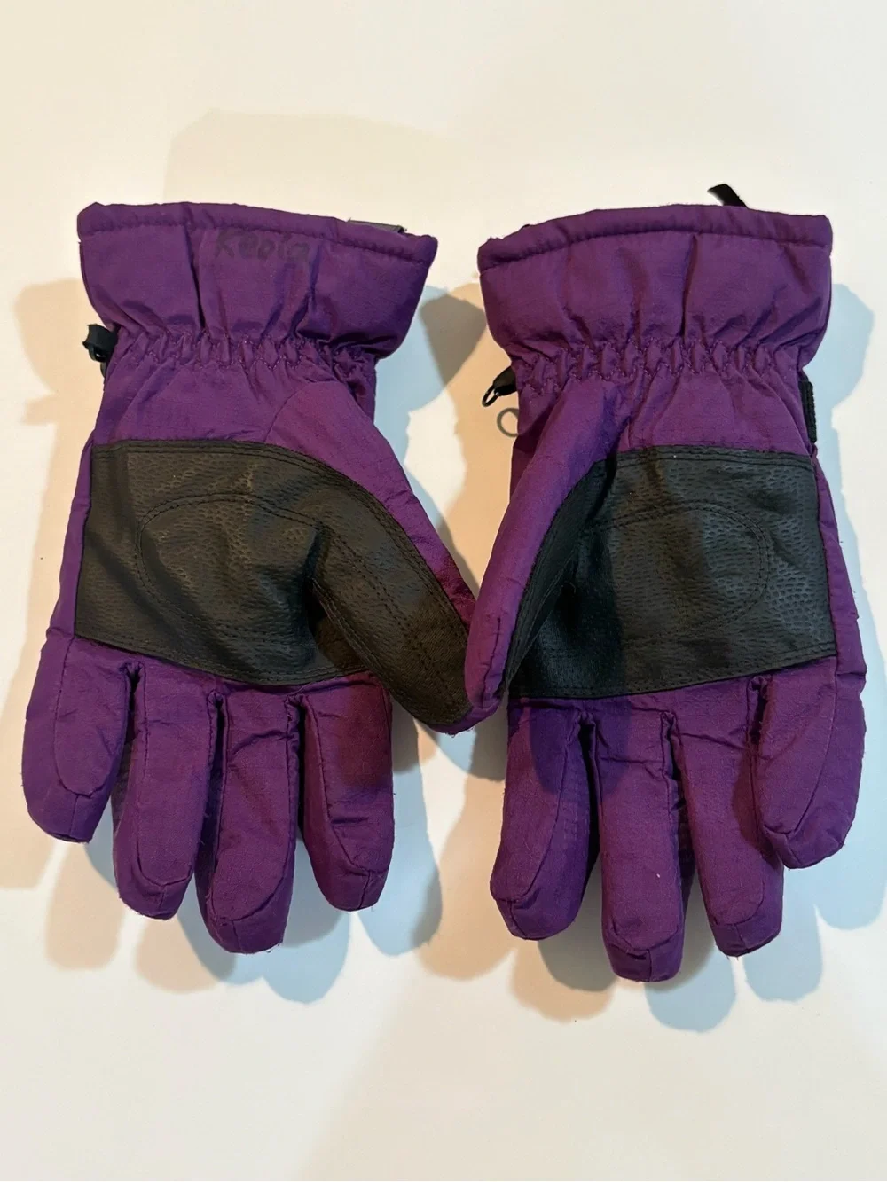 Youth Columbia Purple Quilted Glove with Logo Tab | Size XL |